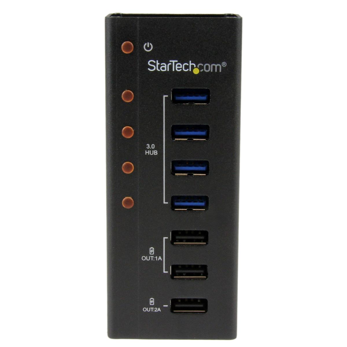STARTECH.COM Ac Powered USB 3 Hub With 3 Dedicated Charge Ports 4 Port