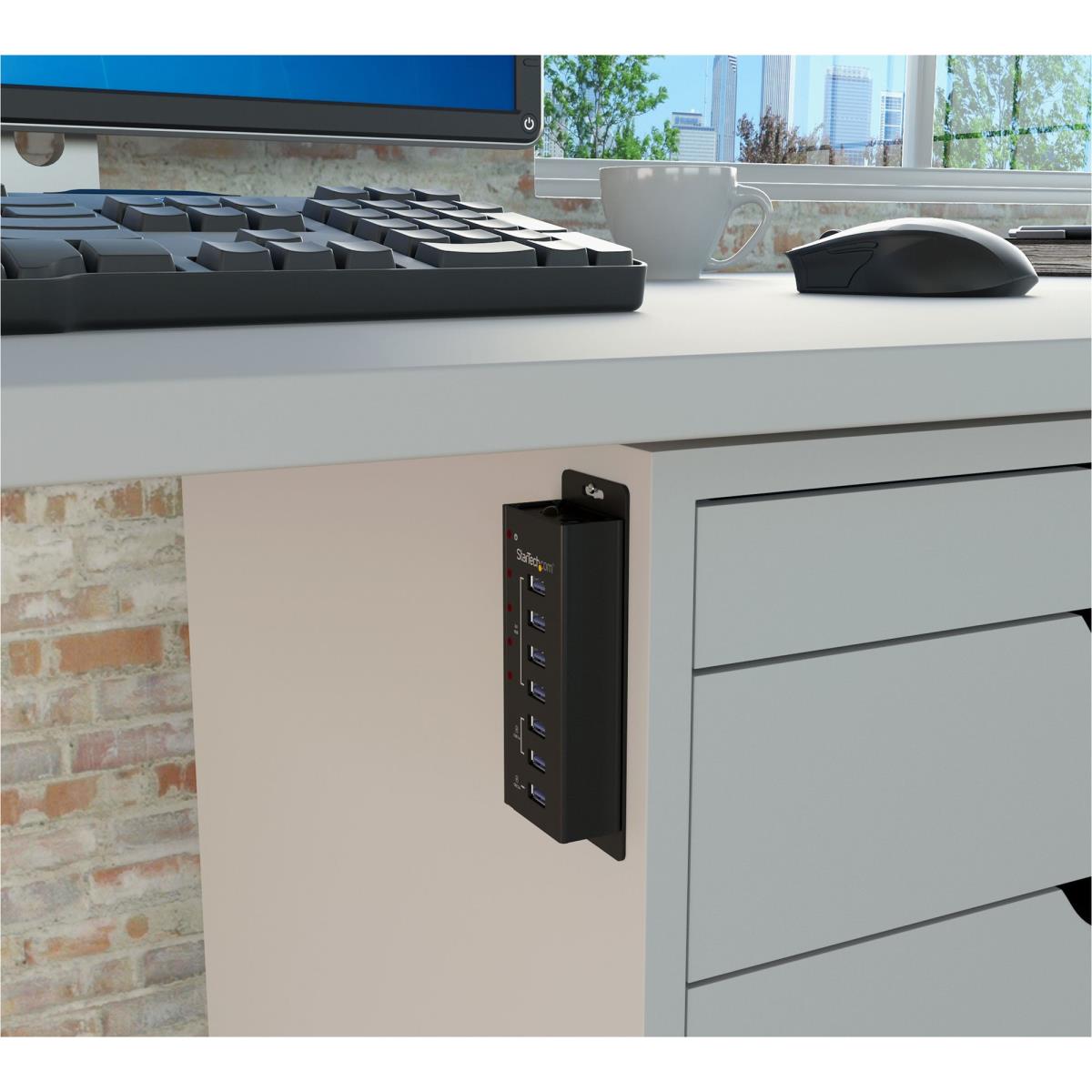 STARTECH.COM Ac Powered USB 3 Hub With 3 Dedicated Charge Ports 4 Port