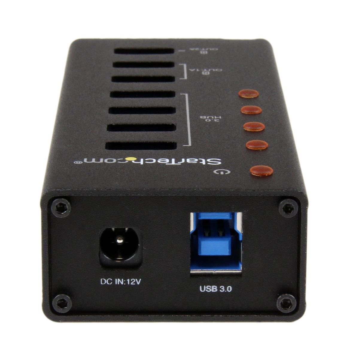STARTECH.COM Ac Powered USB 3 Hub With 3 Dedicated Charge Ports 4 Port