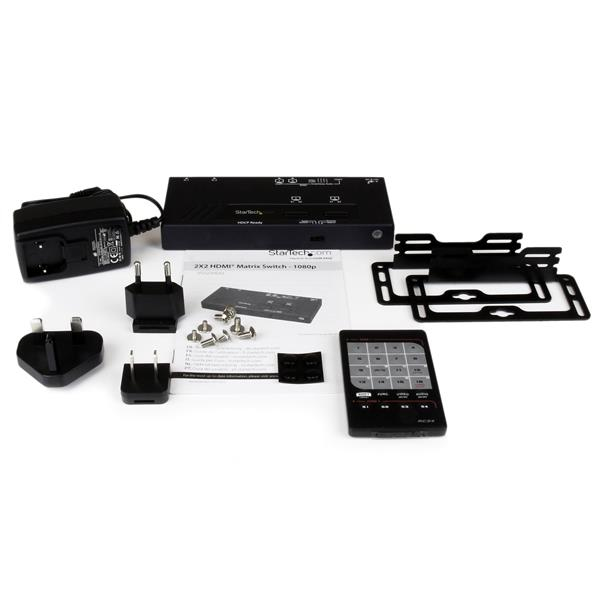 STARTECH.COM Hdmi Matrix Switch 2x2 W/ Auto Selecting   1080p