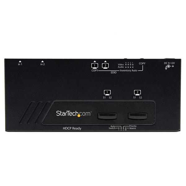 STARTECH.COM Hdmi Matrix Switch 2x2 W/ Auto Selecting   1080p