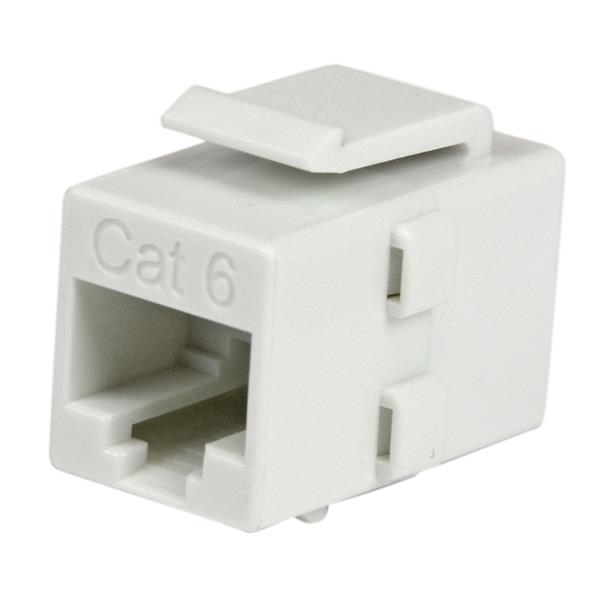 STARTECH.COM CAT6 Rj45 Coupler White - Rj45 Keystone Jack Cat.6 F/f