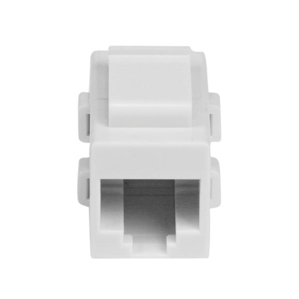 STARTECH.COM CAT6 Rj45 Coupler White - Rj45 Keystone Jack Cat.6 F/f