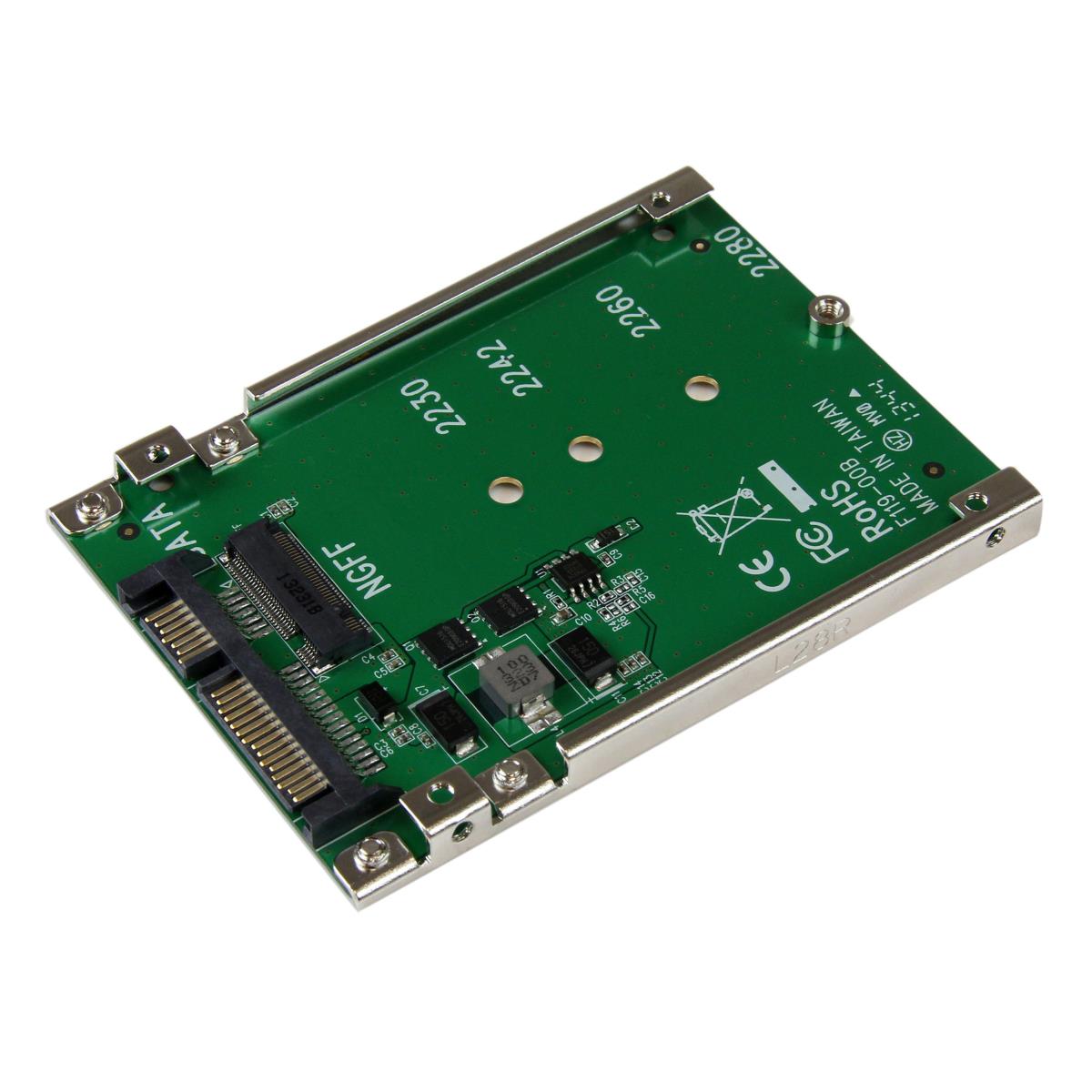STARTECH.COM M.2 SSD To 2.5in SATA Adapter - Ngff SSD To SATA Converter