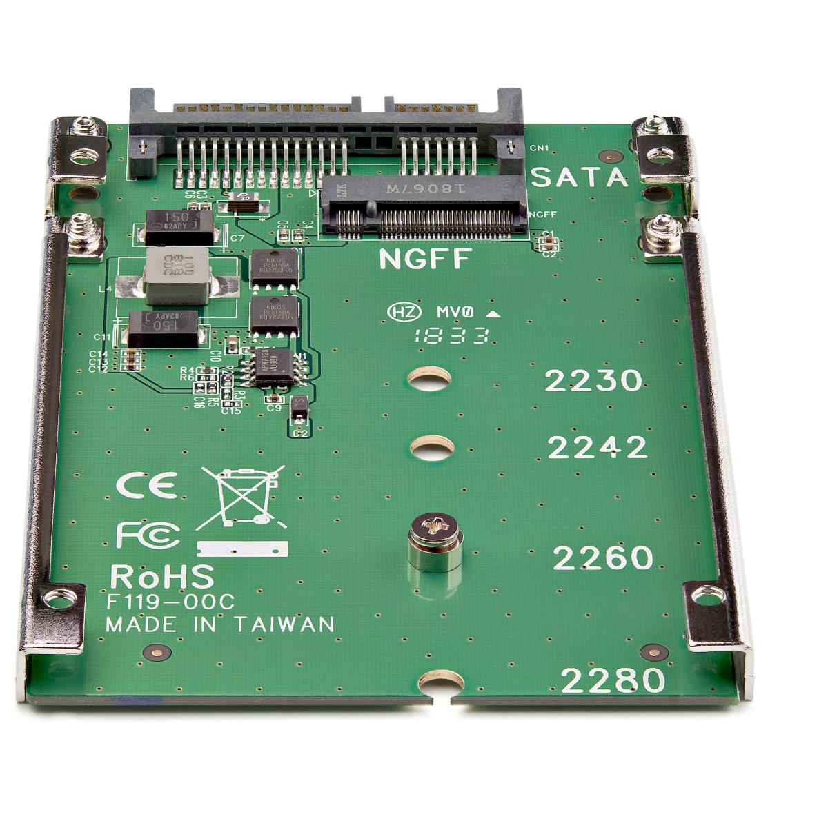 STARTECH.COM M.2 SSD To 2.5in SATA Adapter - Ngff SSD To SATA Converter