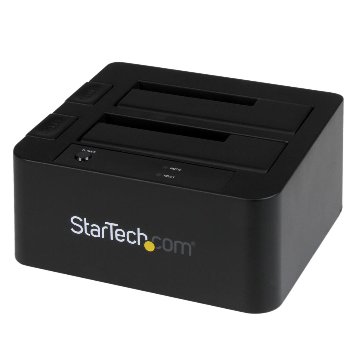 STARTECH.COM Docking Station - USB 3.0 / ESATA Dual Hard Drive With Uasp For 2.5/3.5in SATA SSD / HDD - SATA 6 Gbps