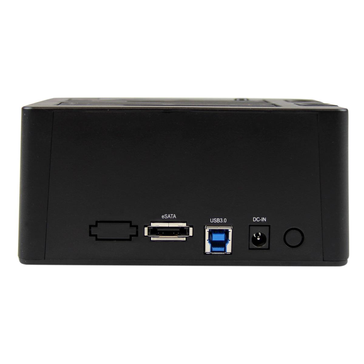 STARTECH.COM Docking Station - USB 3.0 / ESATA Dual Hard Drive With Uasp For 2.5/3.5in SATA SSD / HDD - SATA 6 Gbps