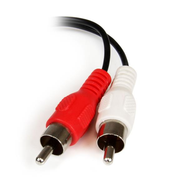 STARTECH.COM Adapter Cable 3.5mm Stereo Female To 2x Rca Male 6in