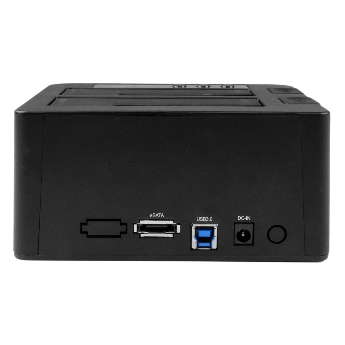 STARTECH.COM Duplicator Dock - Standalone Hard Drive Cloner USB 3.0 / Esata To 2.5 / 3.5in SATA HDD / SSD