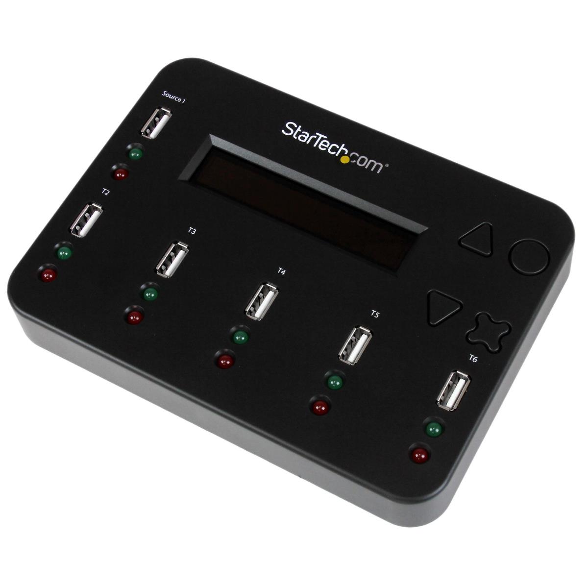 STARTECH.COM Flash Drive Copier - Standalone 1:5 USB Flash Drive Duplicator And Eraser