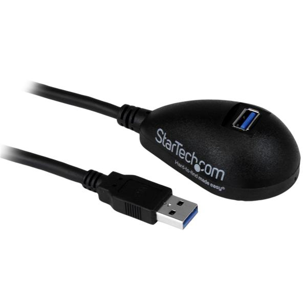 STARTECH.COM Desktop Superspeed USB 3.0 Extension Cable - A To A M/f 1.52m Black