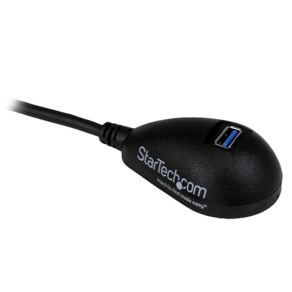STARTECH.COM Desktop Superspeed USB 3.0 Extension Cable - A To A M/f 1.52m Black