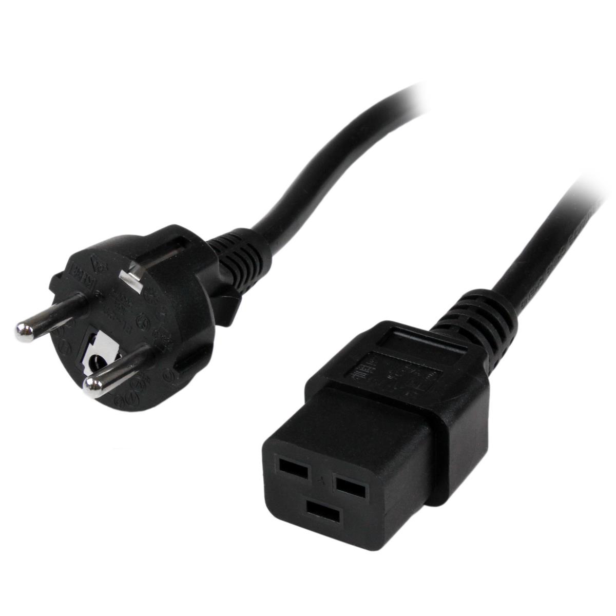 STARTECH.COM Power Cable 2m - Schuko Cee7 To Iec 320 C19