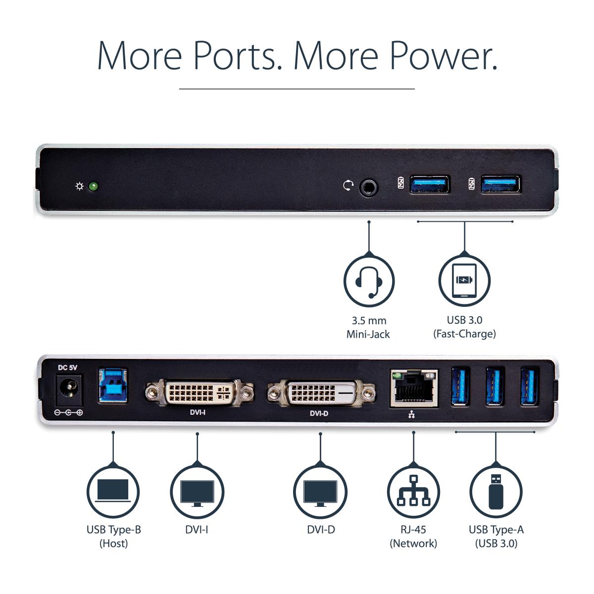 STARTECH.COM Docking Station - USB 3.0 W/ 2x DVI - USB MacBook/ultrabook