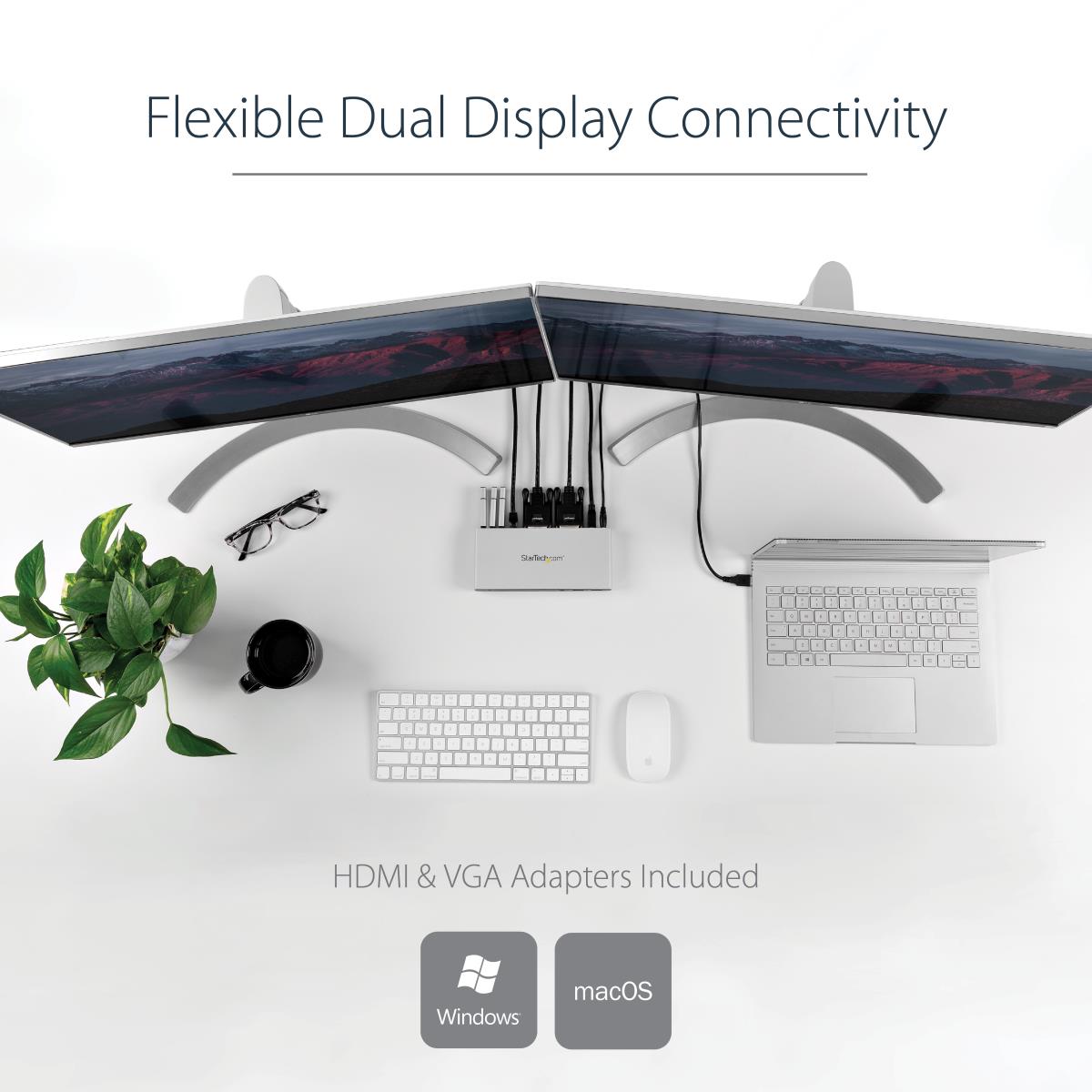 STARTECH.COM Docking Station - USB 3.0 W/ 2x DVI - USB MacBook/ultrabook