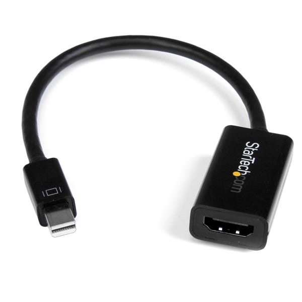 STARTECH.COM Mini DisplayPort To Hdmi 4k Audio / Video Converter - Mdp 1.2 To Hdmi Active Adapter Black