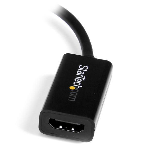 STARTECH.COM Mini DisplayPort To Hdmi 4k Audio / Video Converter - Mdp 1.2 To Hdmi Active Adapter Black