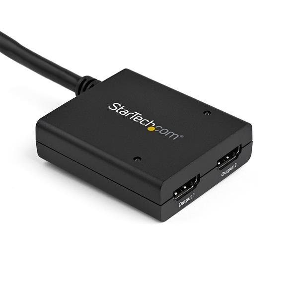 STARTECH.COM Video Splitter Hdmi 2-port 4k Powered By USB Or Power Adapter