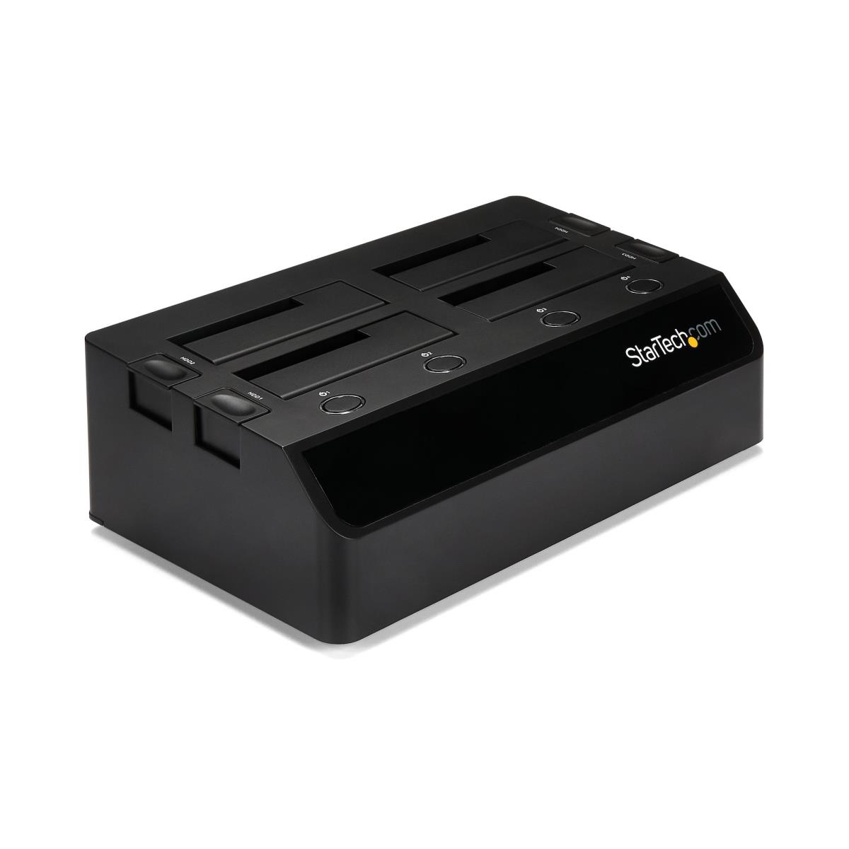 STARTECH.COM Docking Station - For Hard Drive USB 3.0 4-bay SATA HDD/SSD Dock 4x