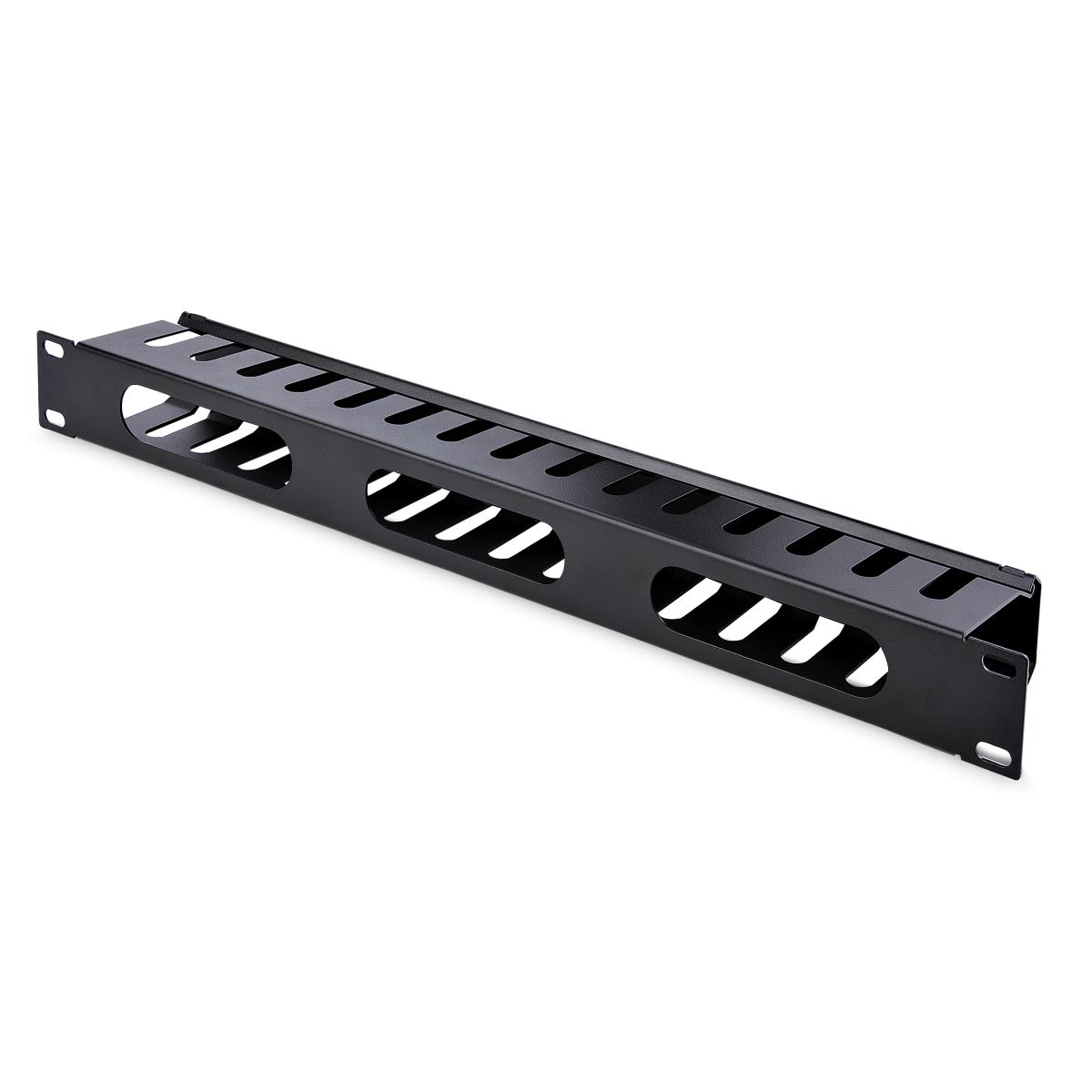 STARTECH.COM Covered Cable Duct - Horizontal Cable Organizer 1u