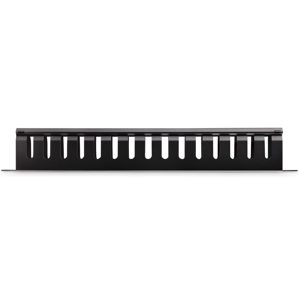 STARTECH.COM Covered Cable Duct - Horizontal Cable Organizer 1u