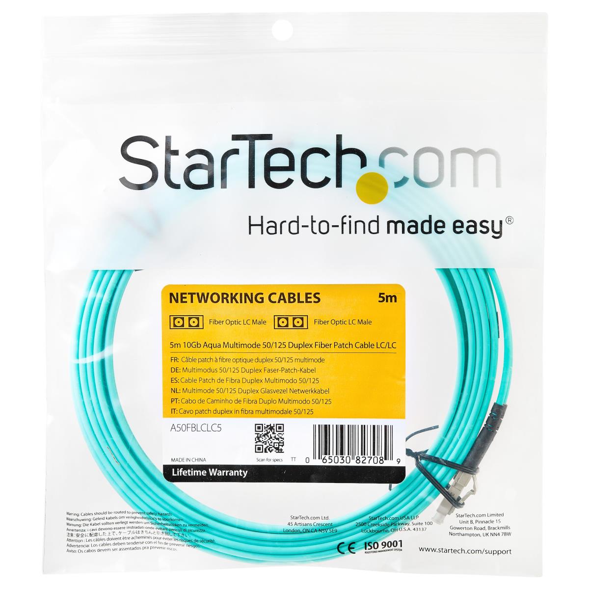 STARTECH.COM Fiber Patch Cable - Lc / Lc - Multimode 50/125 5m