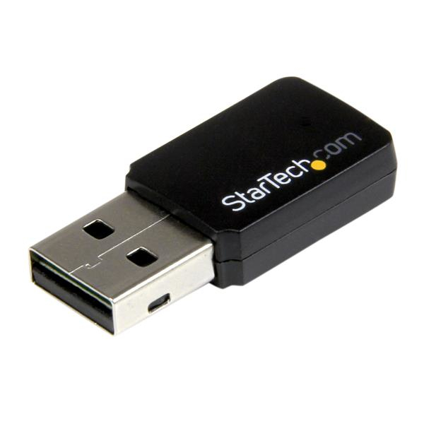 STARTECH.COM Mini Dual Band Wireless-ac Network Adapter Ac600 - 1t1r 802.11ac Wi-Fi Adapter USB 2.0