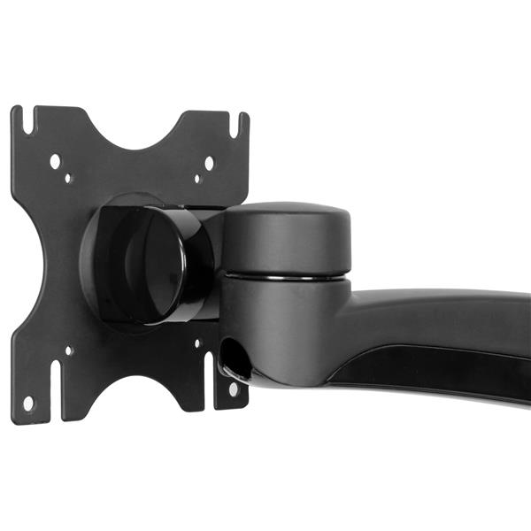 STARTECH.COM Articulating Dual Monitor Arm - Grommet / Desk Mount With Cable Management & Height Adjust - Dual Mo
