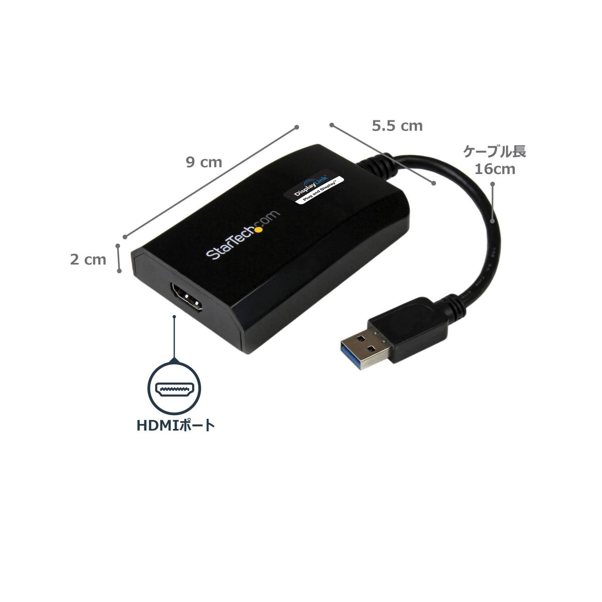 STARTECH.COM USB 3.0 To Hdmi Video Adapter For Mac & Pc USB Video Card
