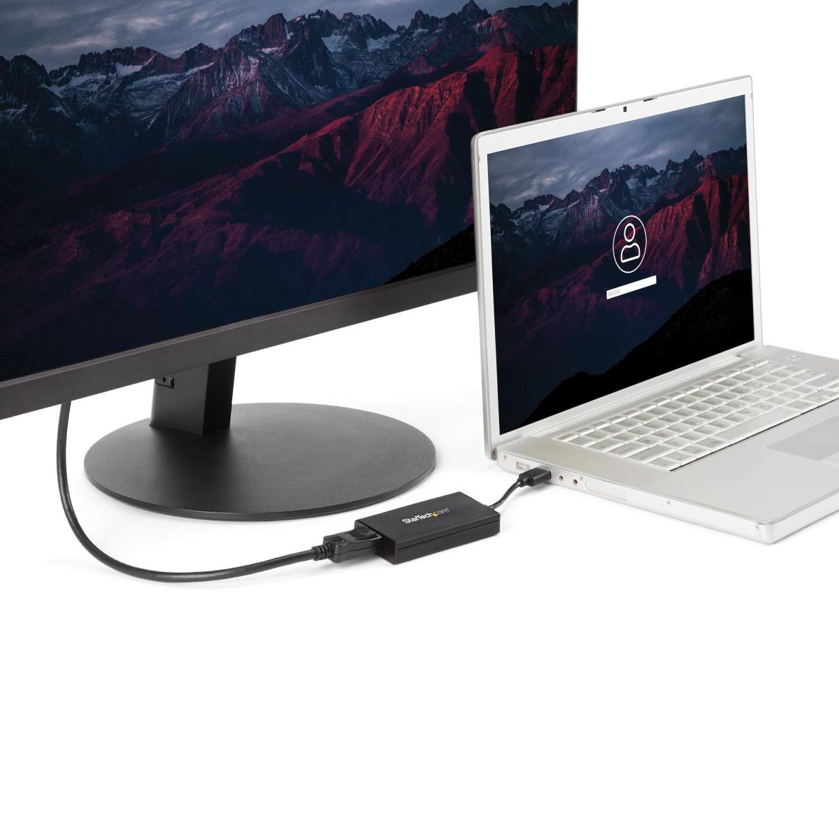 STARTECH.COM USB Video Card - USB 3.0 To DisplayPort Graphics Adapter 4k
