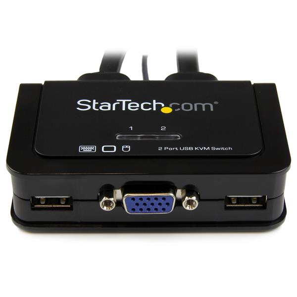 STARTECH.COM KVM Switch 2 Port USB Vga Cable - USB Powered With Remote Switch
