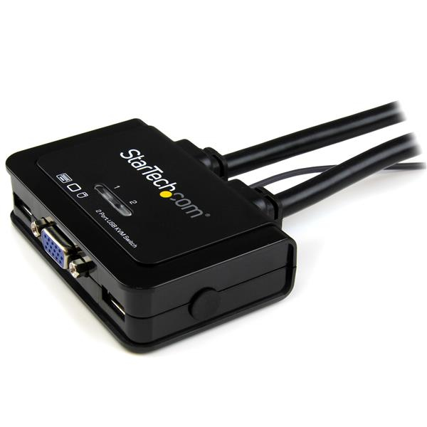 STARTECH.COM KVM Switch 2 Port USB Vga Cable - USB Powered With Remote Switch