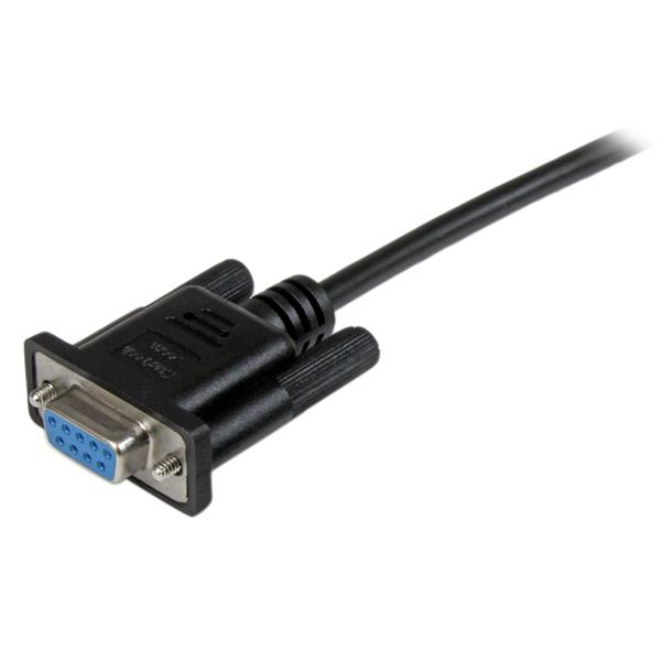 STARTECH.COM Null Modem Cable Female To Female Rs232 Serial 1m Black