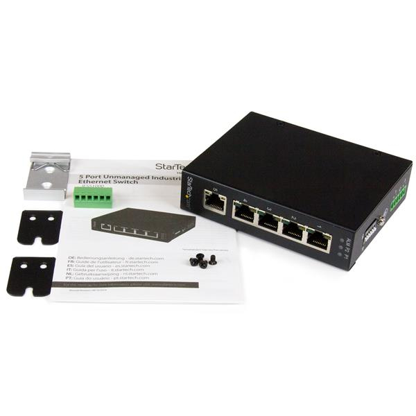STARTECH.COM Network Switch 5port Rugged Ip30-rated Gigabit