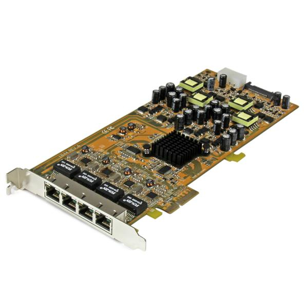 STARTECH.COM Gigabit Power Over Ethernet Pci-e Network Card 4 Port - Pse / Poe Pci-e Nic
