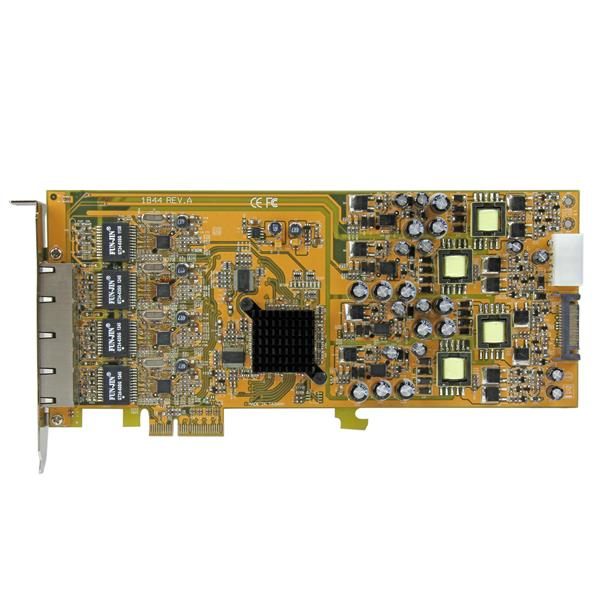 STARTECH.COM Gigabit Power Over Ethernet Pci-e Network Card 4 Port - Pse / Poe Pci-e Nic