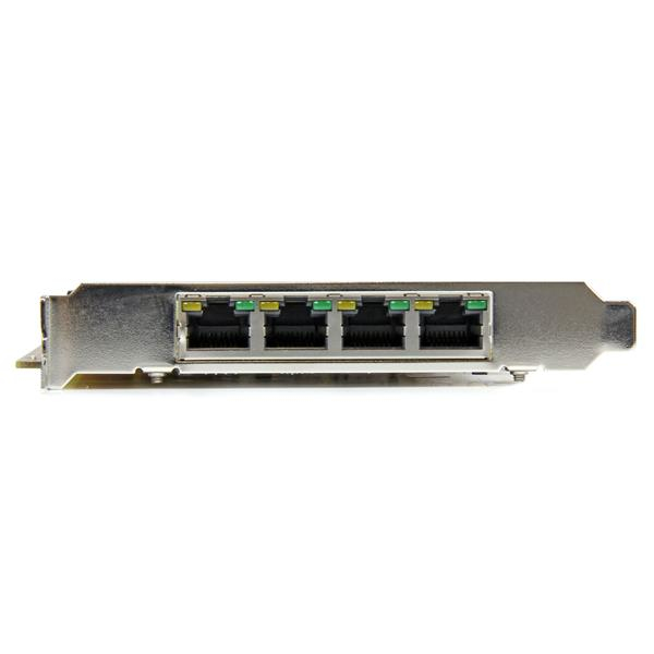 STARTECH.COM Gigabit Power Over Ethernet Pci-e Network Card 4 Port - Pse / Poe Pci-e Nic