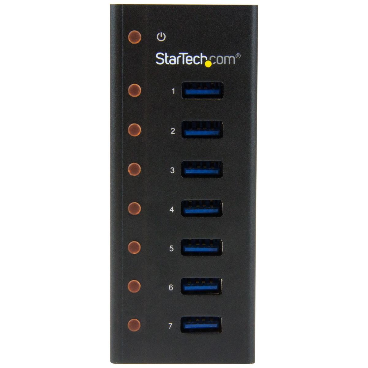 STARTECH.COM Hub - Desktop Or Wall-mountable Metal Enclosure 7 Port USB 3.0