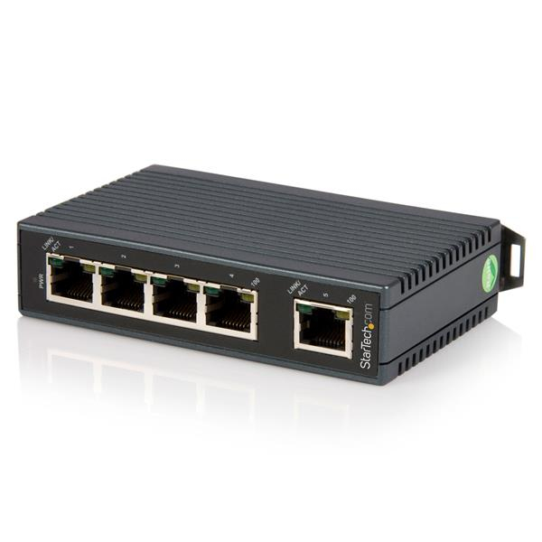 STARTECH.COM Industrial Ethernet Switch - Din Rail Mountable 5-port