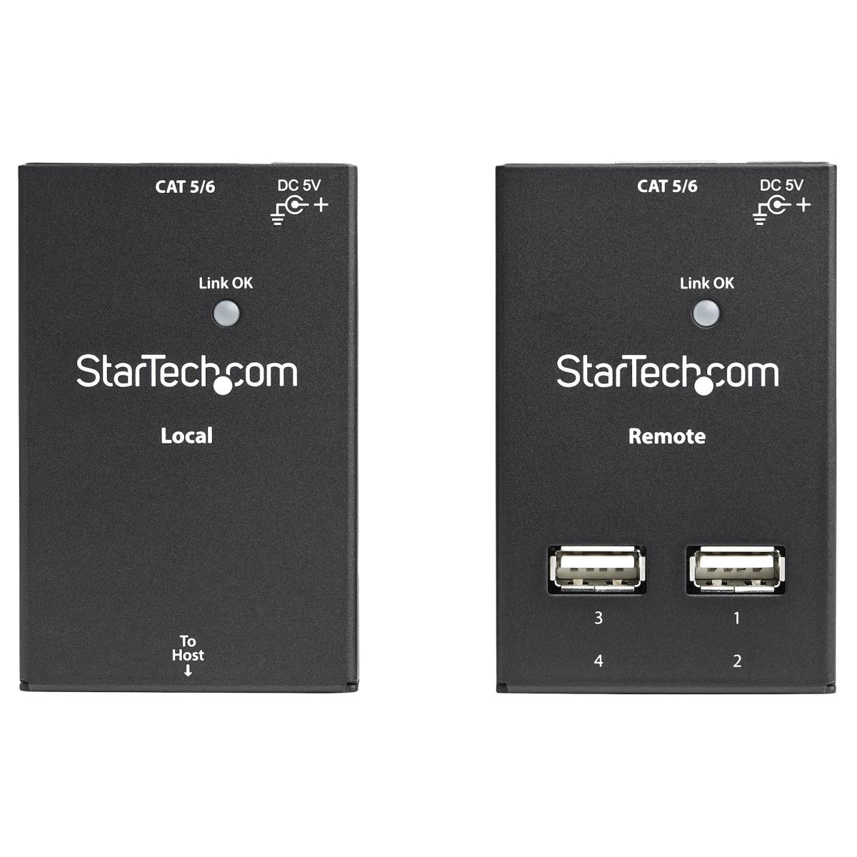 STARTECH.COM USB 2.0 Extender - Up To 130ft Over Cat5 - 165ft W/ CAT6 4 Port