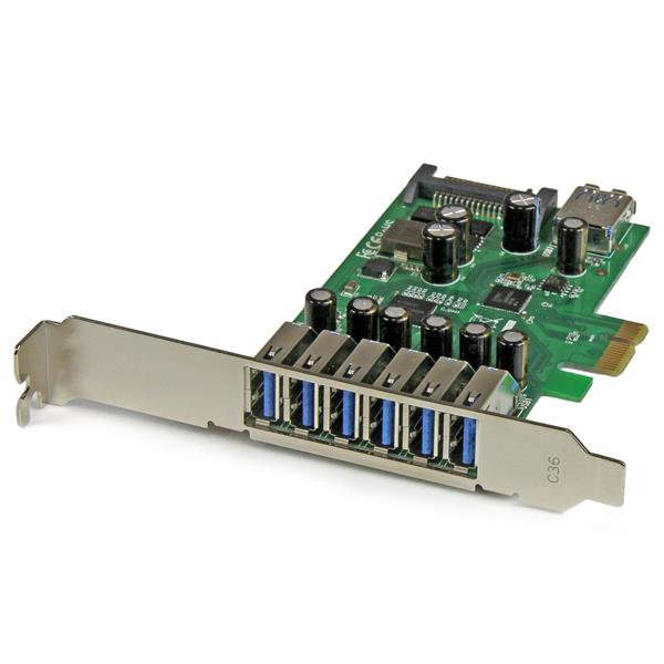STARTECH.COM Pci-e USB 3.0 Card 7-port - Standard And Low-profile Design