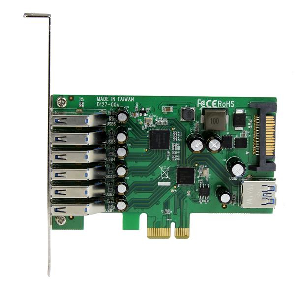 STARTECH.COM Pci-e USB 3.0 Card 7-port - Standard And Low-profile Design