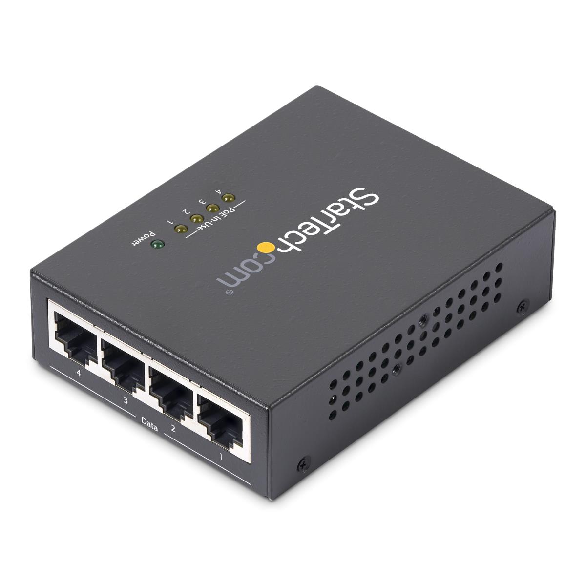 STARTECH.COM Gigabit Midspan 4-port - Poe+ Injector - 802.3at/af