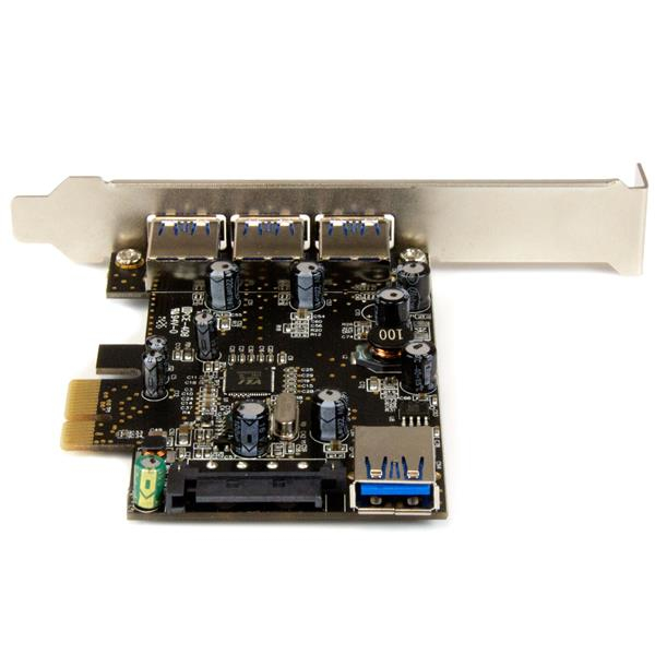 STARTECH.COM Adapter Card1 4port Pci-e USB 3.0 Internal & 3 External Ports