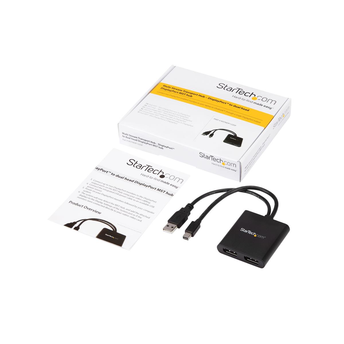 STARTECH.COM Mst Hub - Mini DisplayPort To 2x DisplayPort