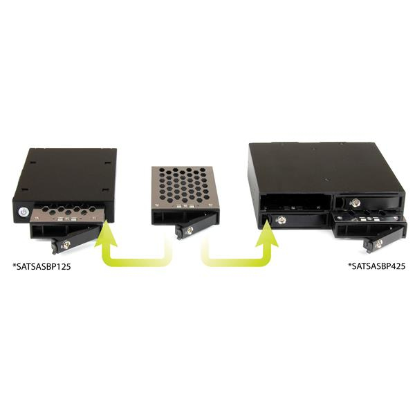 STARTECH.COM Mobile Rack Backplane For 2.5in Sata/SAS Drives 4-bay