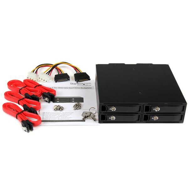 STARTECH.COM Mobile Rack Backplane For 2.5in Sata/SAS Drives 4-bay