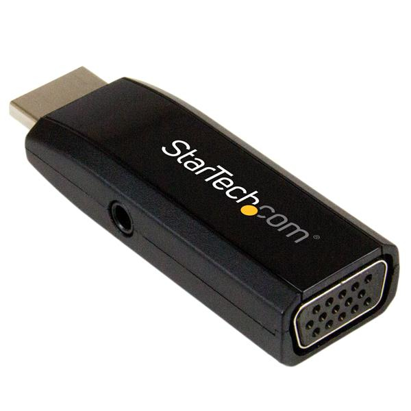 STARTECH.COM Hdmi To Vga Adapter With Audio Compact Converter Hdmi To Vga