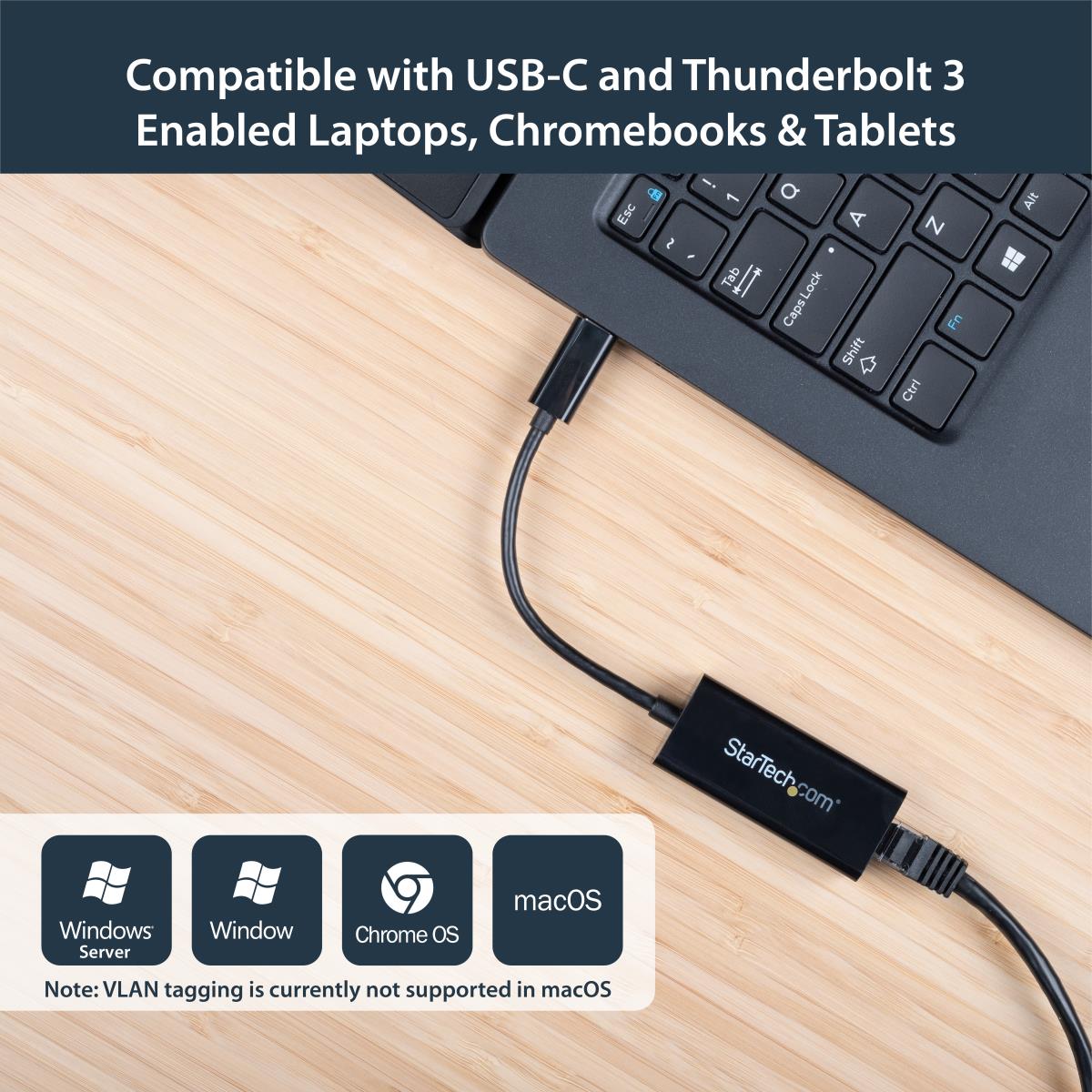 STARTECH.COM USB-c To Gigabit Network Adapter - USB 3.1 Gen 1 (5 Gbps)