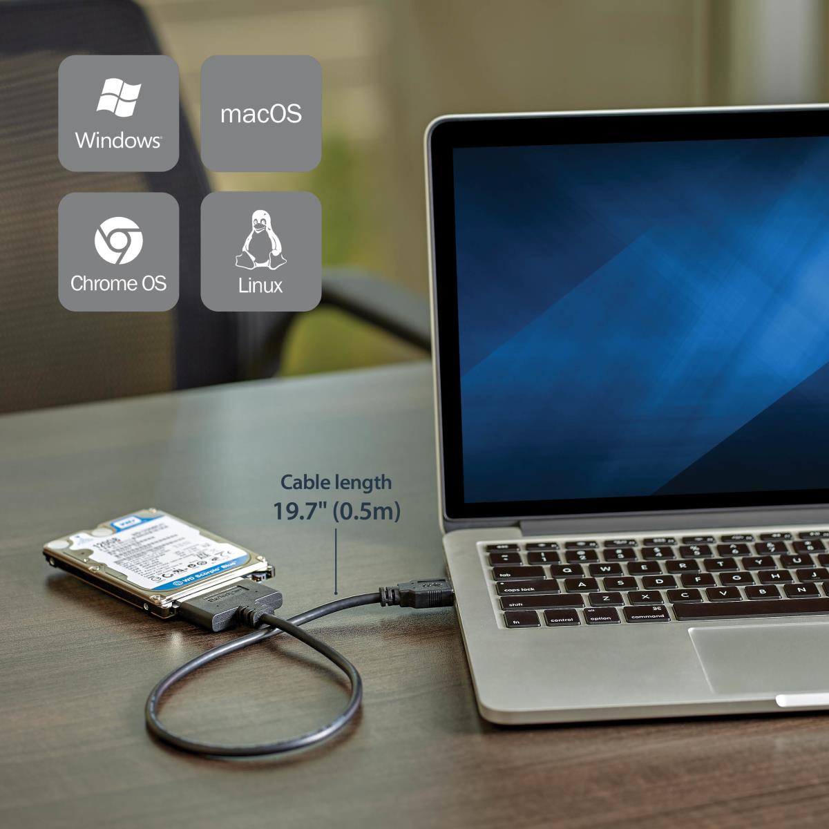 STARTECH.COM USB 3.1 Gen 2 (10gbps) Adapter Cable For 2.5in SATA Drives